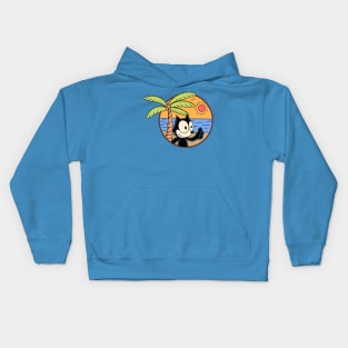 Felix the Cat on a Sunny Morning Kids Hoodie